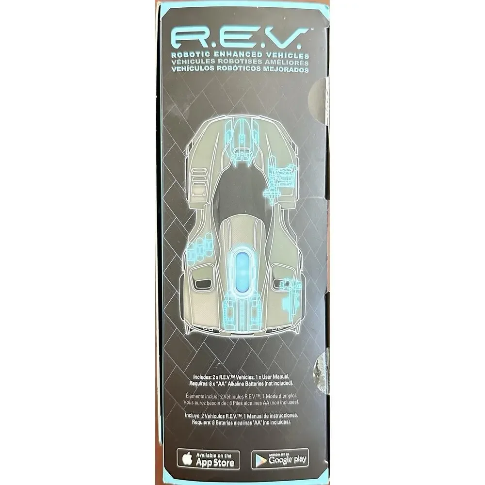 WowWee R.E.V. REV Robotic Enhanced Vehicles Complete Battle Pack 2 cars